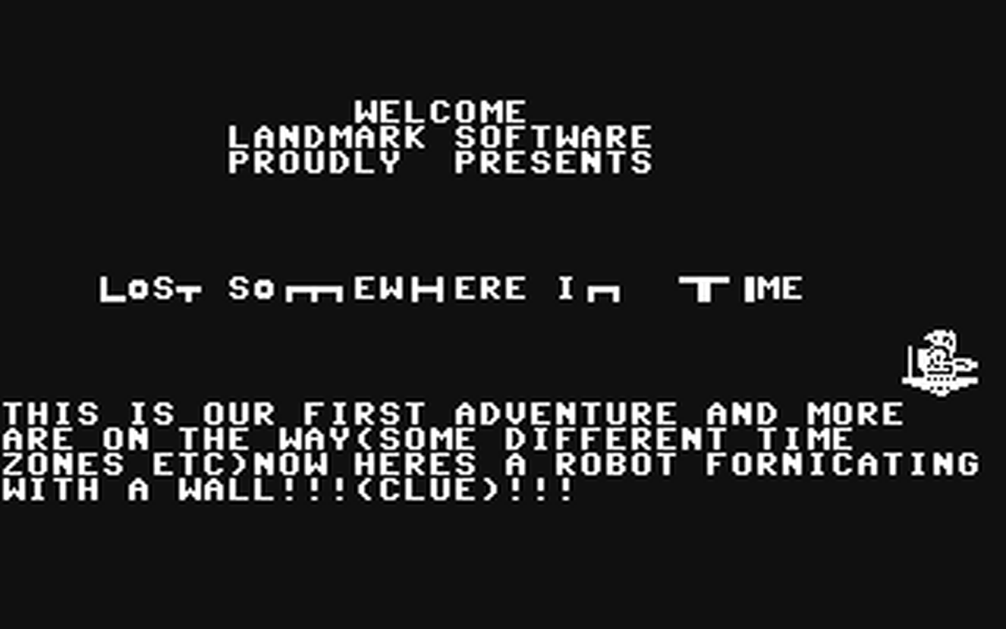 C64 GameBase Lost_Somewhere_in_Time Landmark_Software