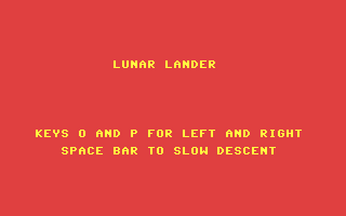 C64 GameBase Lunar_Lander Phoenix_Publishing_Associates 1983