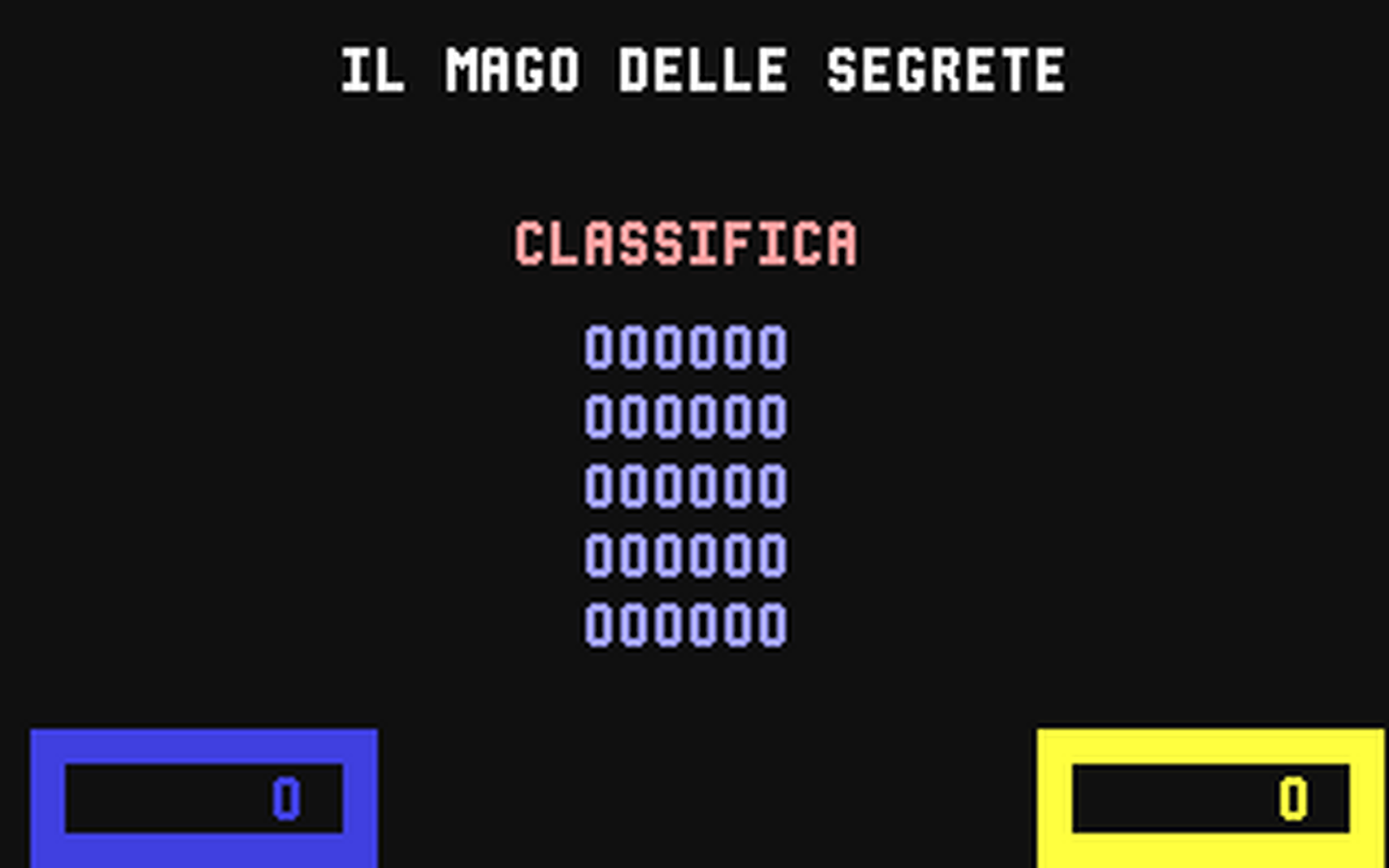 C64 GameBase Mago_delle_Segrete,_Il (Not_Published) 2019