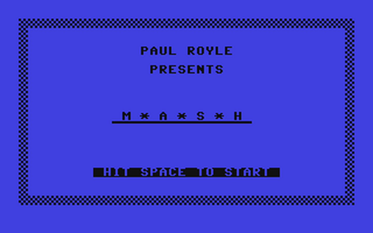 C64 GameBase MASH 1983