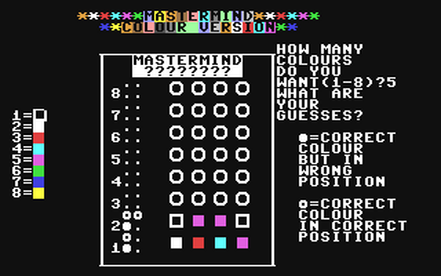 C64 GameBase Mastermind (Public_Domain)