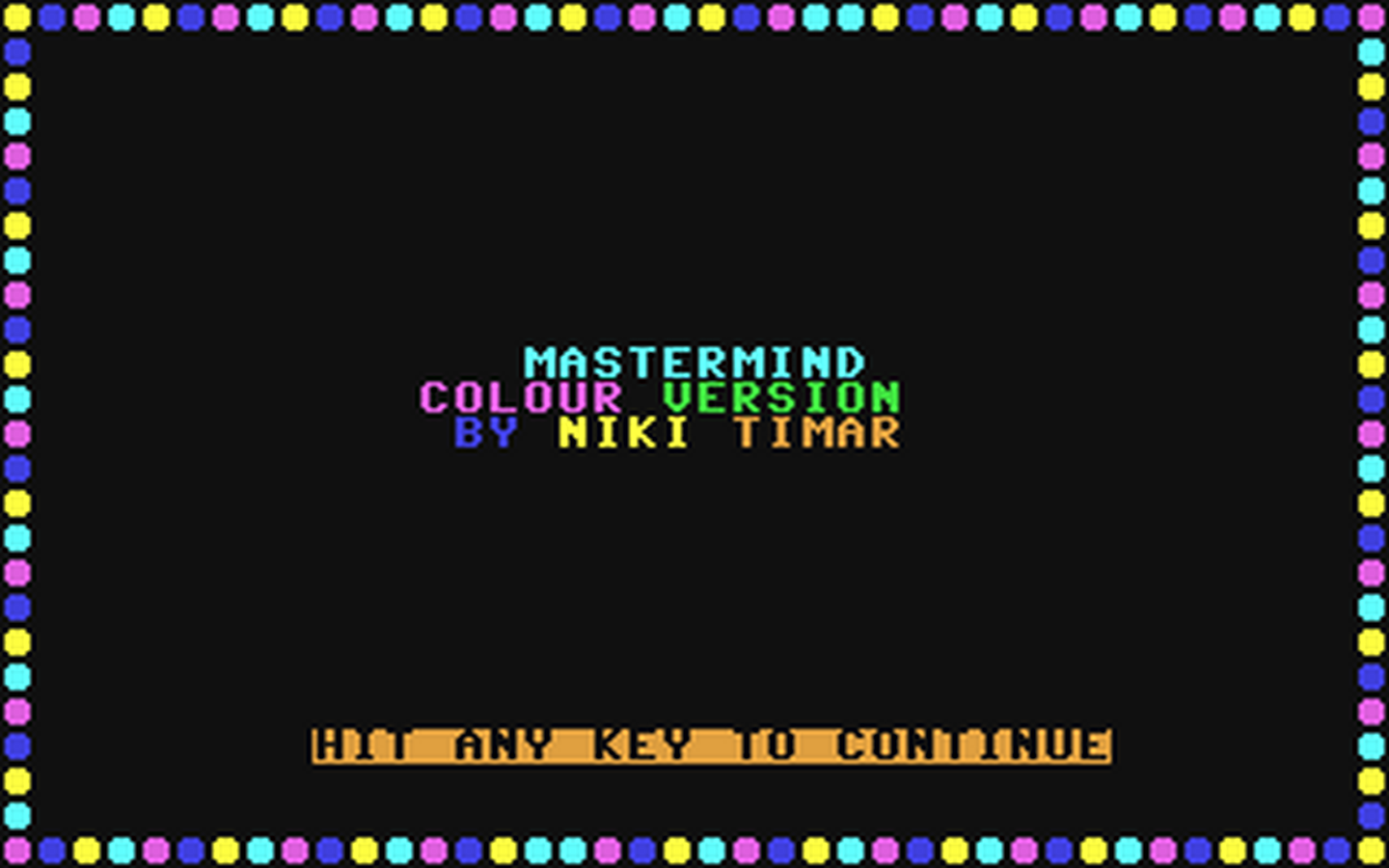 C64 GameBase Mastermind (Public_Domain)