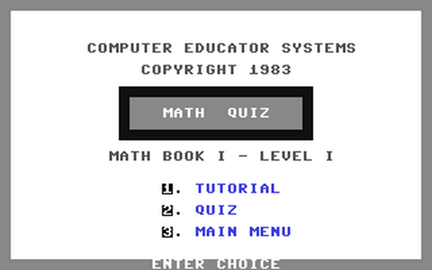 C64 GameBase Math_Book_I BCI_Software 1983