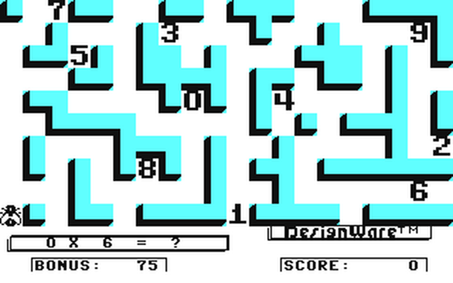 C64 GameBase Math_Maze DesignWare,_Inc. 1983