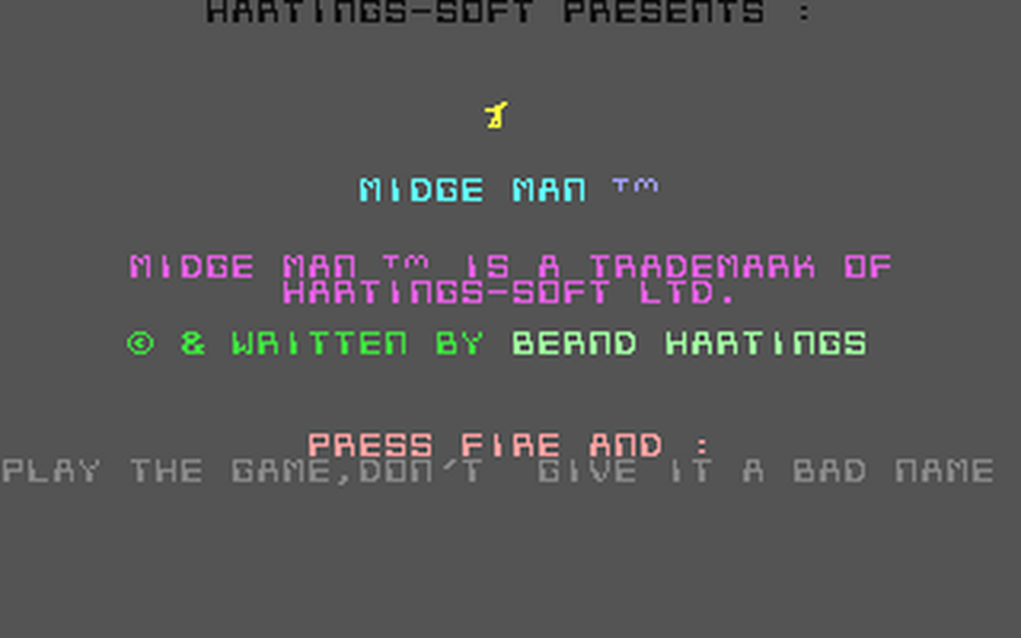 C64 GameBase Midge-Man Markt_&_Technik/Happy_Computer 1984