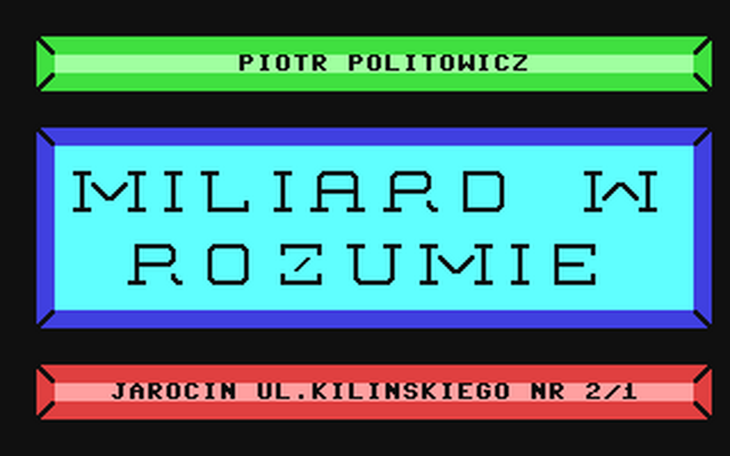 C64 GameBase Miliard_W_Rozumie Biuro_Informatyczno_Wydawnicze_(BIW)