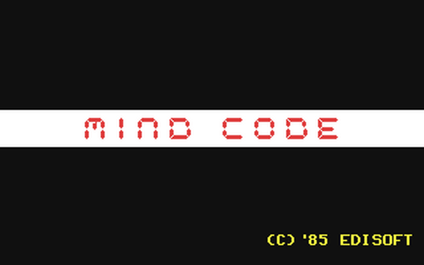 C64 GameBase Mind_Code Edisoft_S.r.l./Next 1986