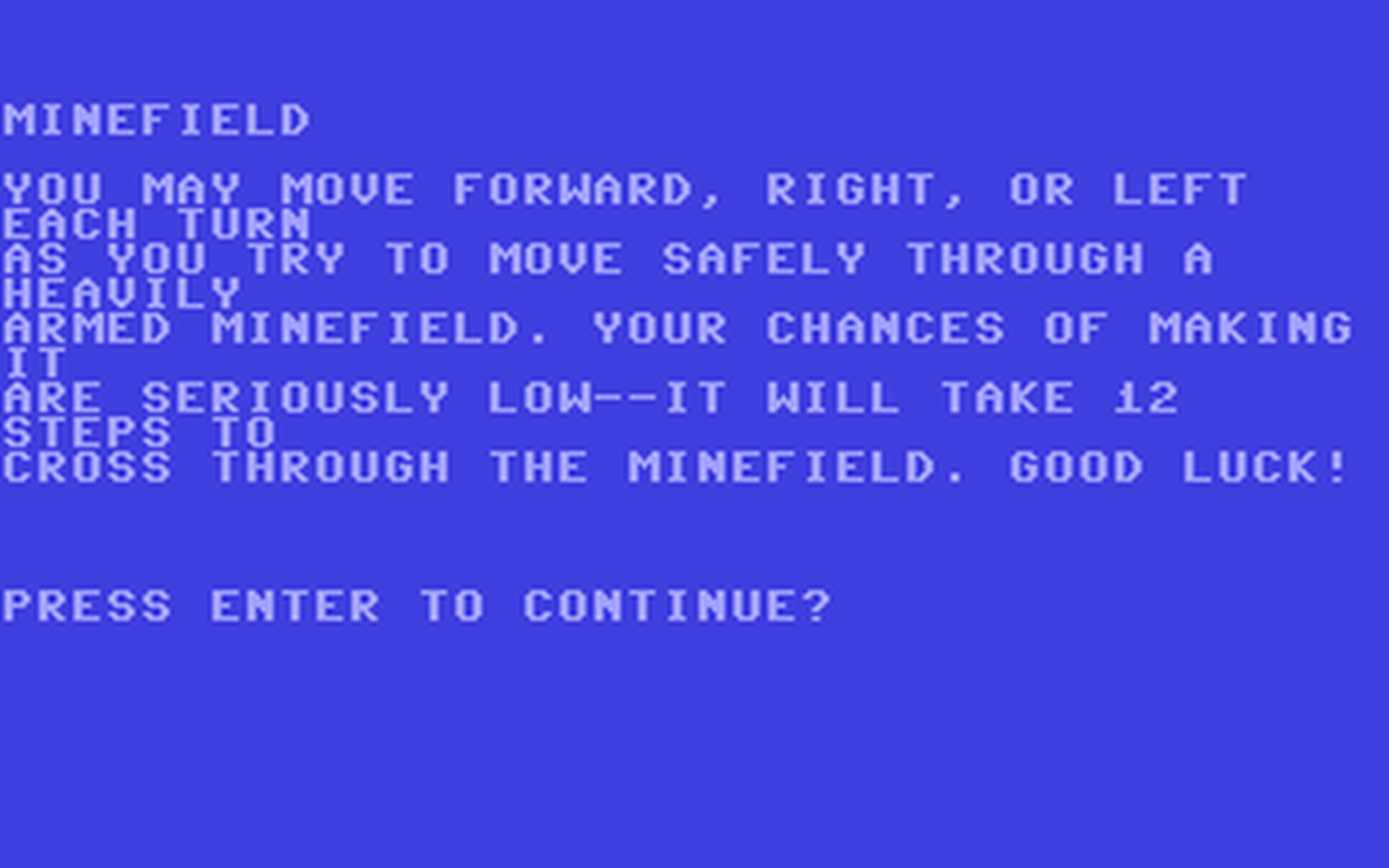 C64 GameBase Minefield Tab_Books,_Inc. 1981