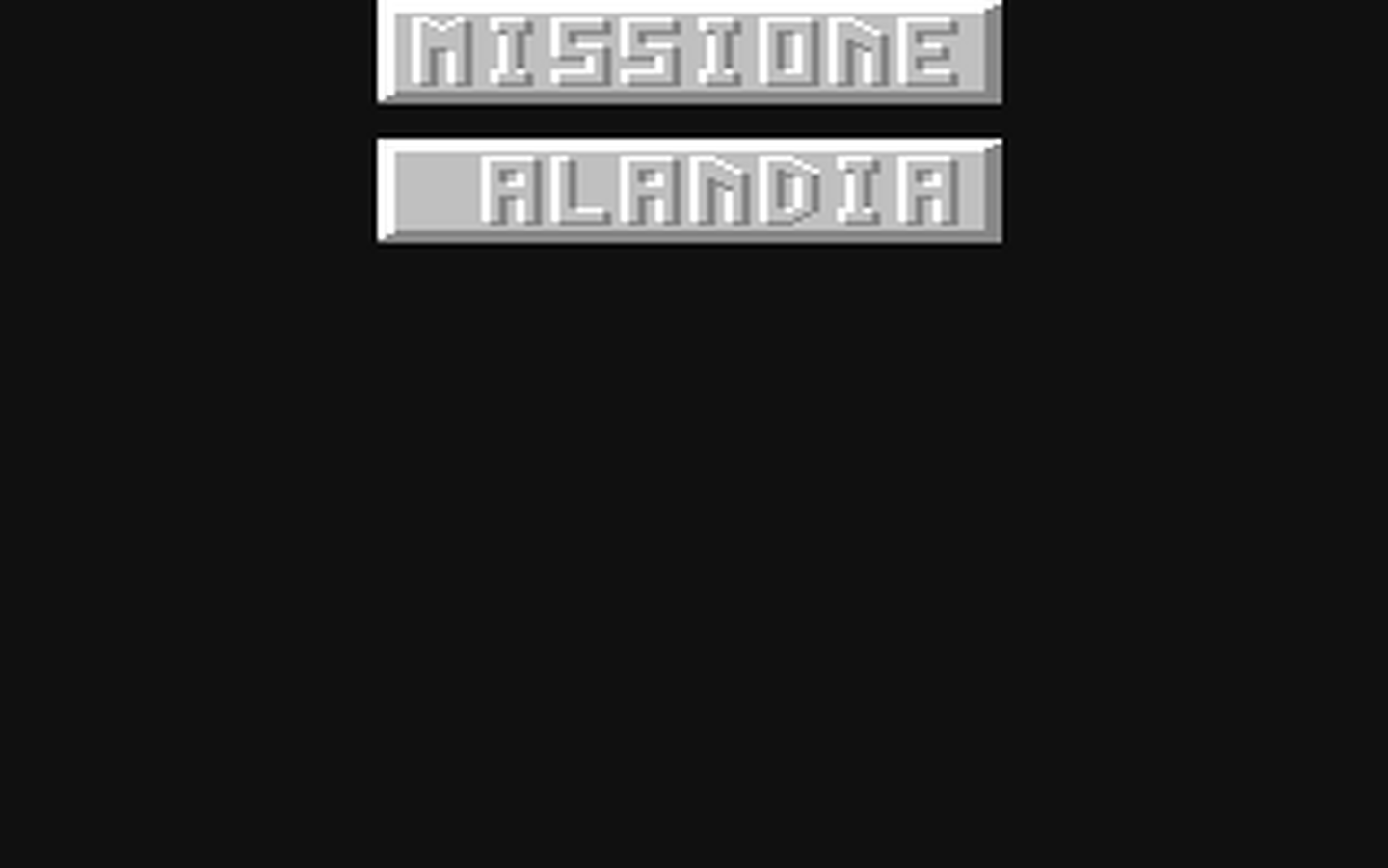 C64 GameBase Missione_Alandia Pubblirome/Game_2000 1986