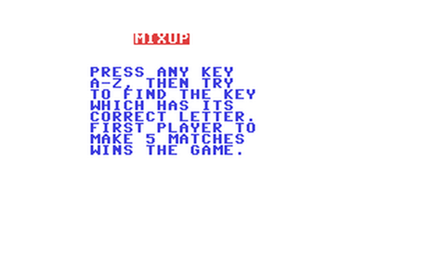C64 GameBase Mixup Robert_J._Brady_Co. 1984