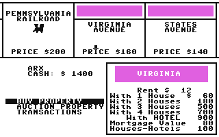 C64 GameBase Monopoly