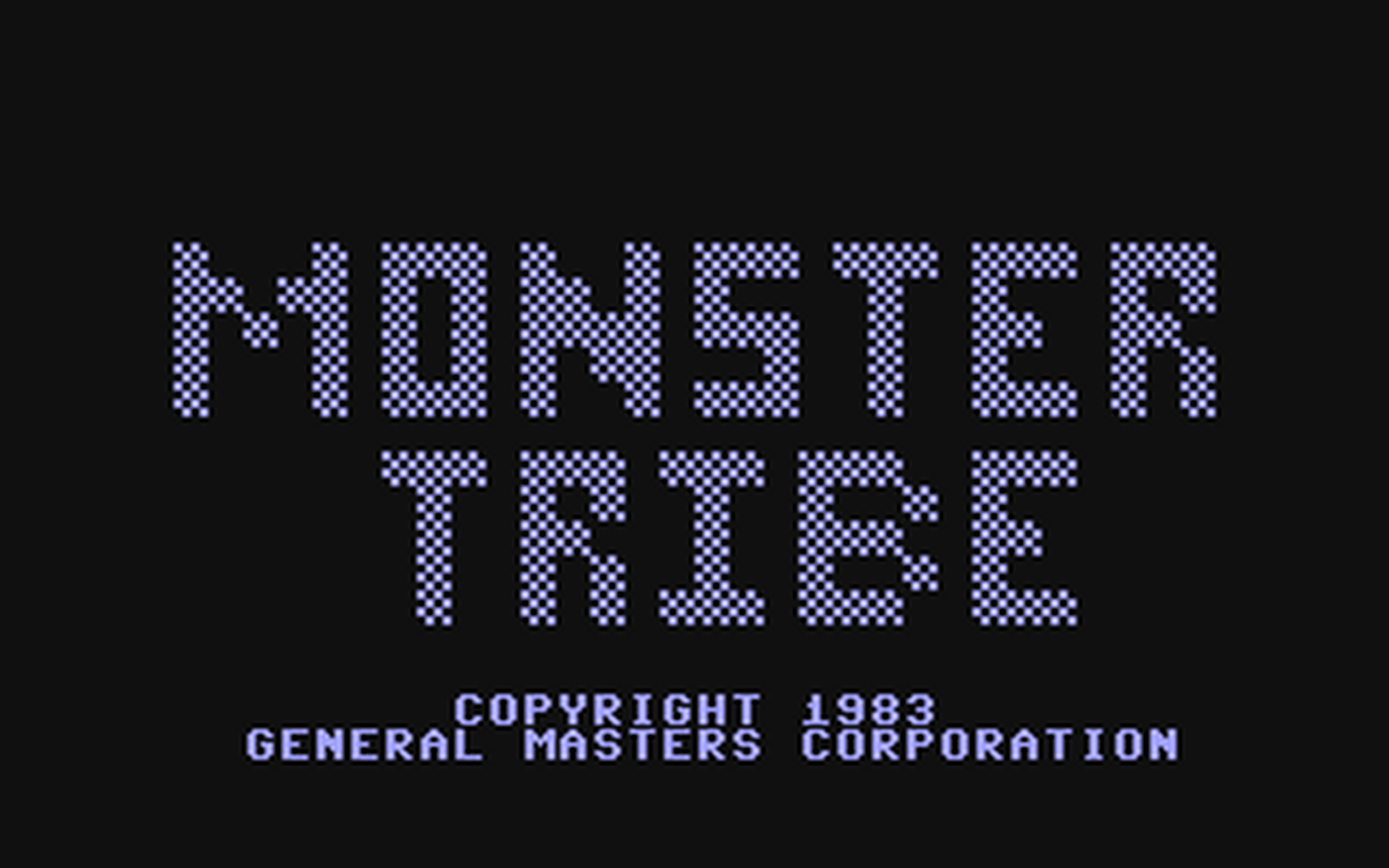 C64 GameBase Monster_Tribe General_Masters_Corporation 1983
