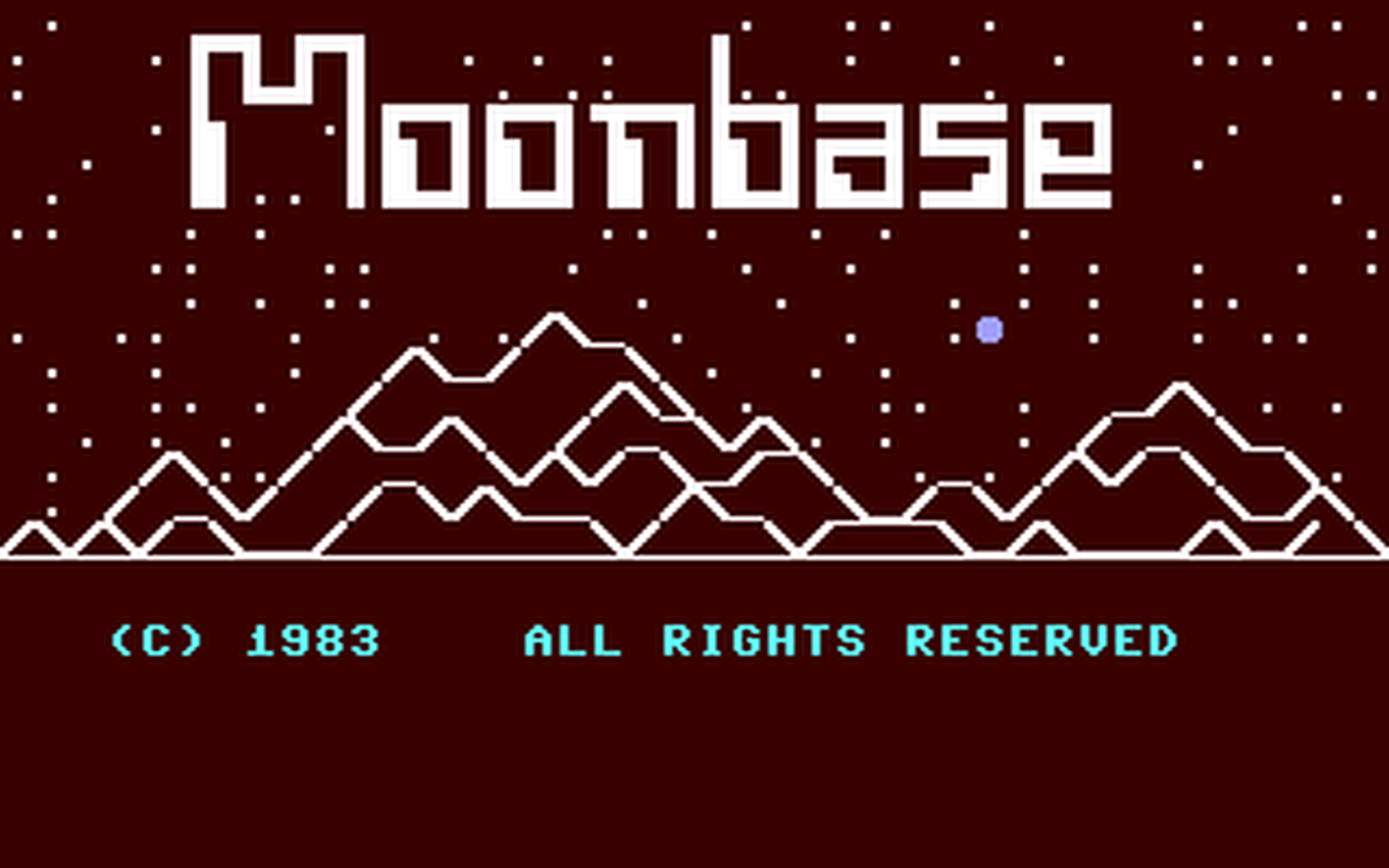 C64 GameBase Moonbase Lippe_Enterprises 1983