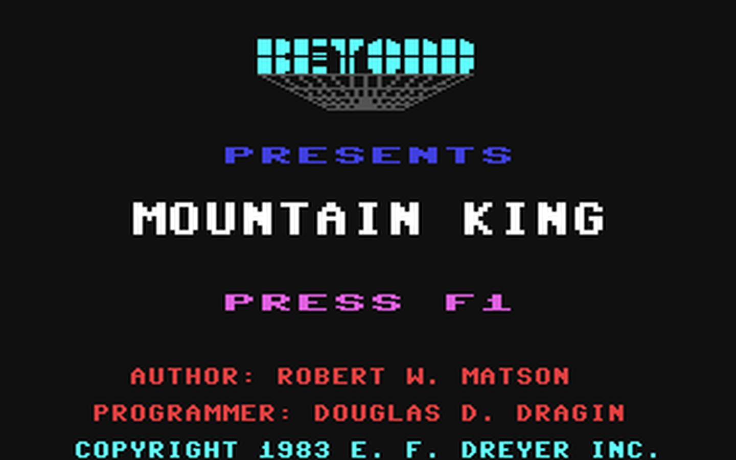 C64 GameBase Mountain_King Beyond 1983