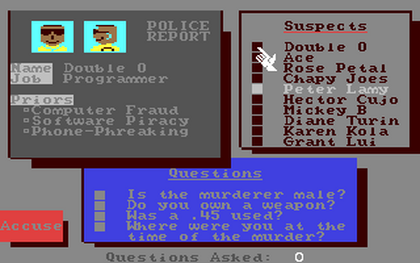 C64 GameBase Murder_One Loadstar/Softdisk_Publishing,_Inc. 1989