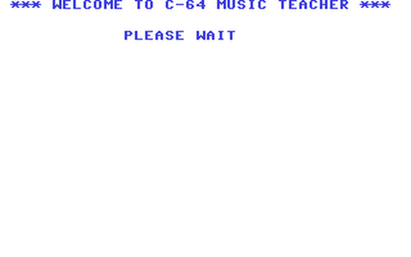 C64 GameBase Music_Teacher CW_Communications,_Inc./RUN 1984