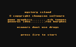 C64 GameBase Mystery_Island Champion_Software 1992