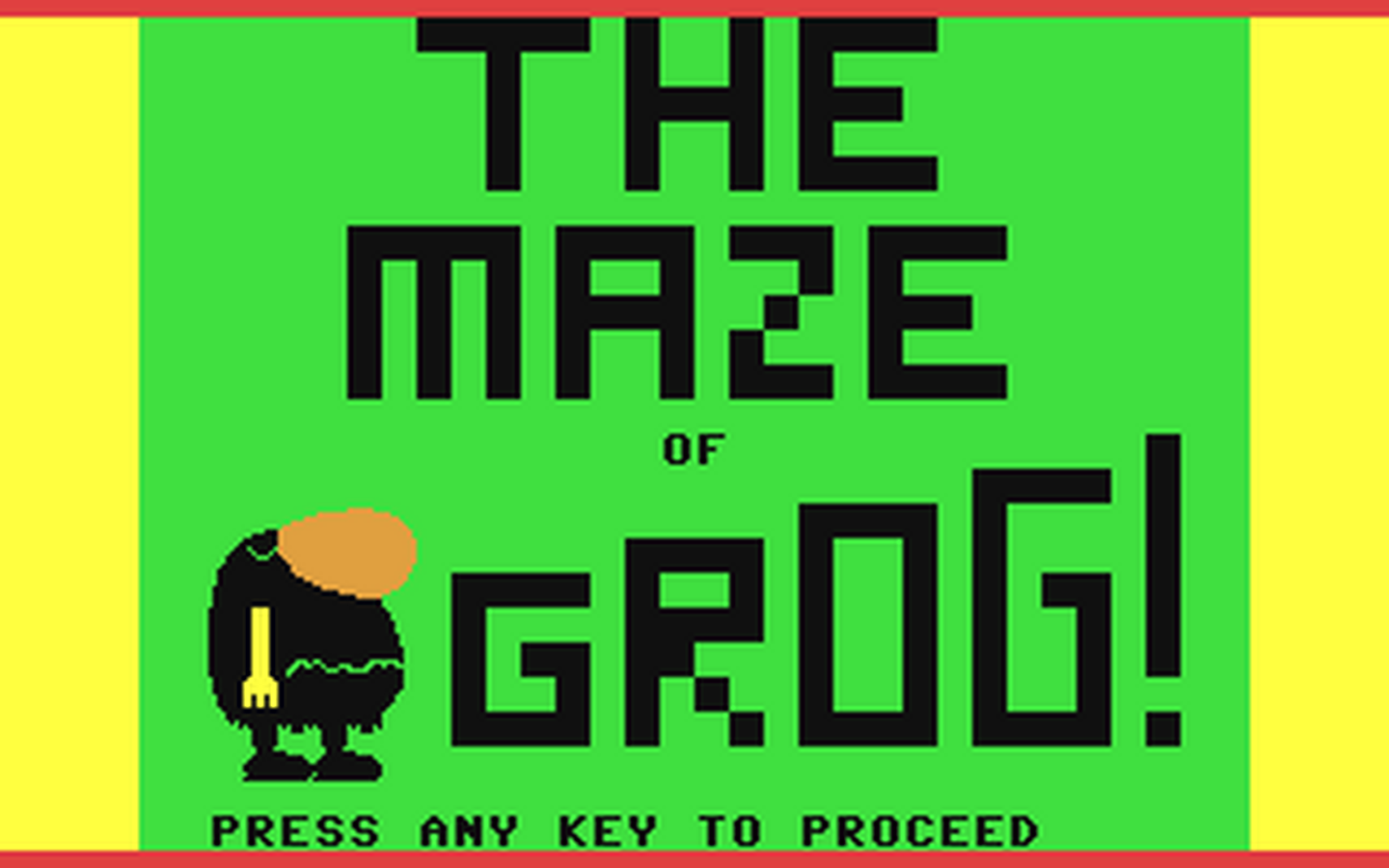 C64 GameBase Maze_of_Grog!,_The Remsoft_Systems 1990