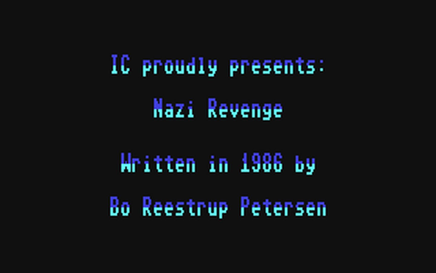 C64 GameBase Nazi_Revenge DCA/IC 1986