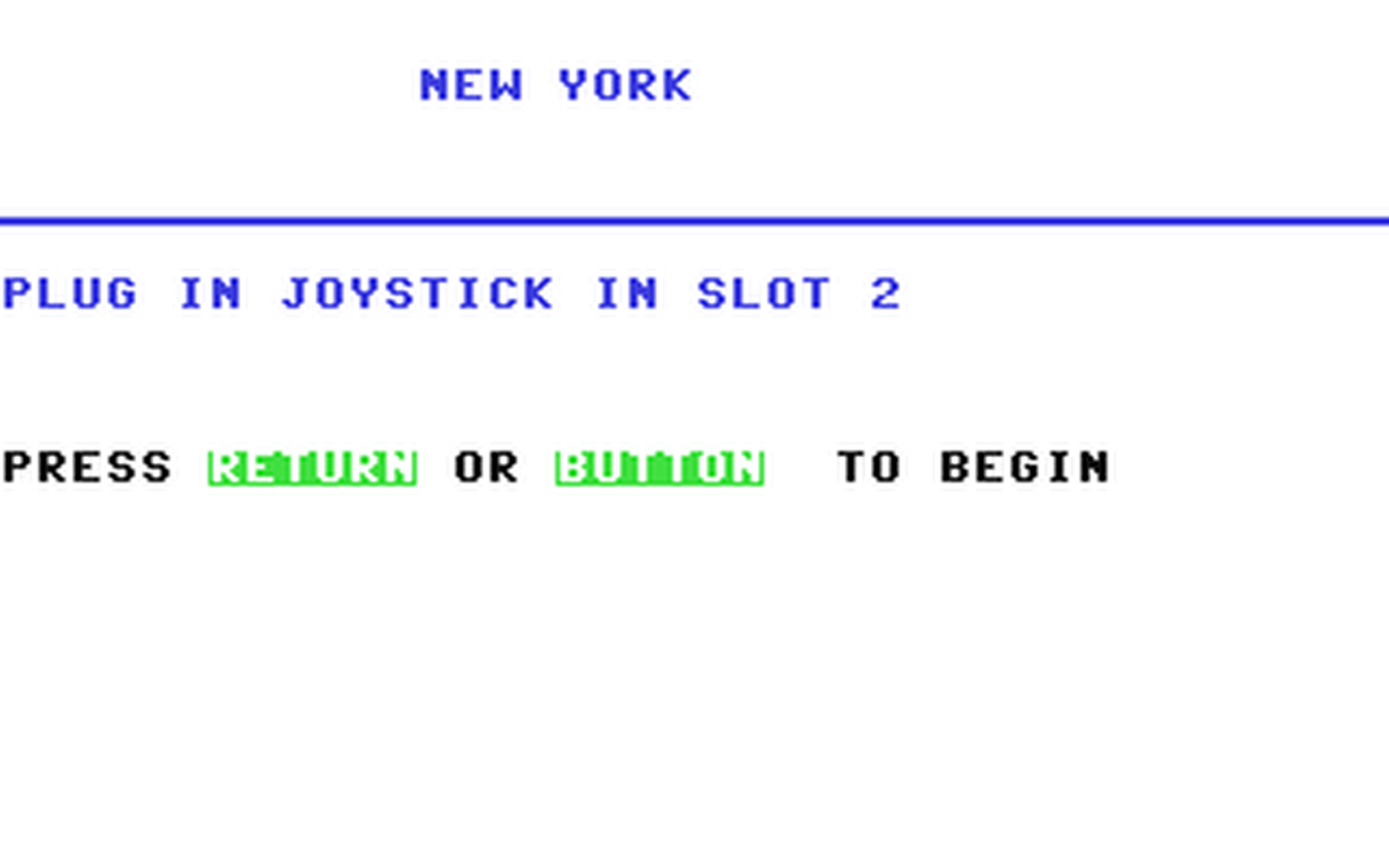 C64 GameBase New_York (Not_Published)