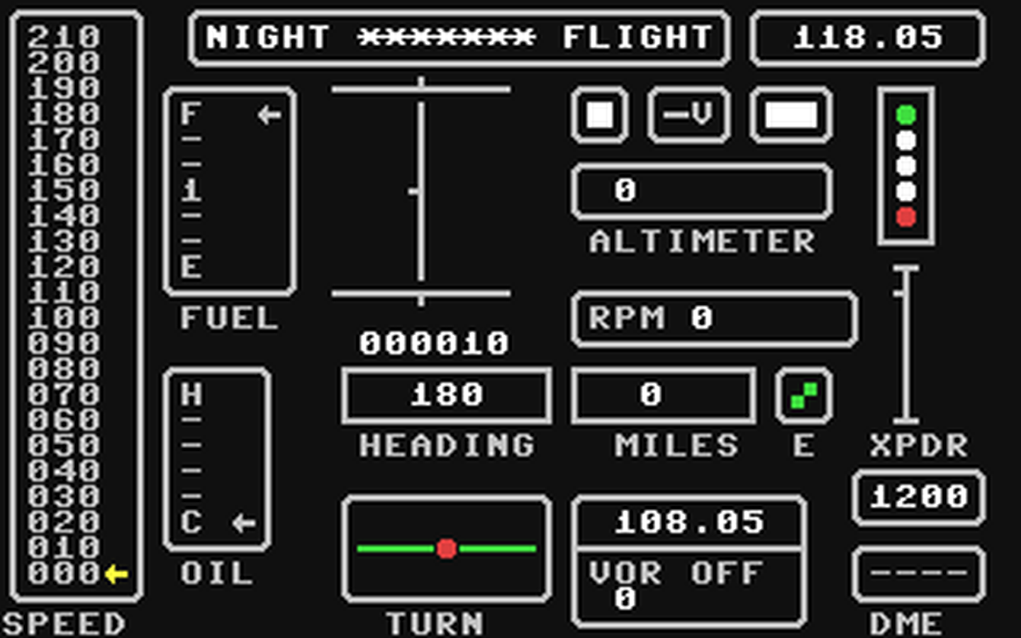 C64 GameBase Night_Flight (Public_Domain) 1985