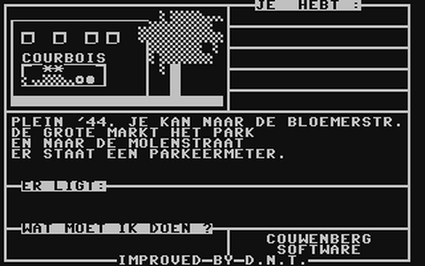 C64 GameBase Nijmegen_Avontuur Couwenberg_Software