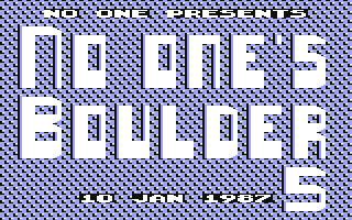 C64 GameBase No_One's_Boulder_05 (Not_Published) 1987
