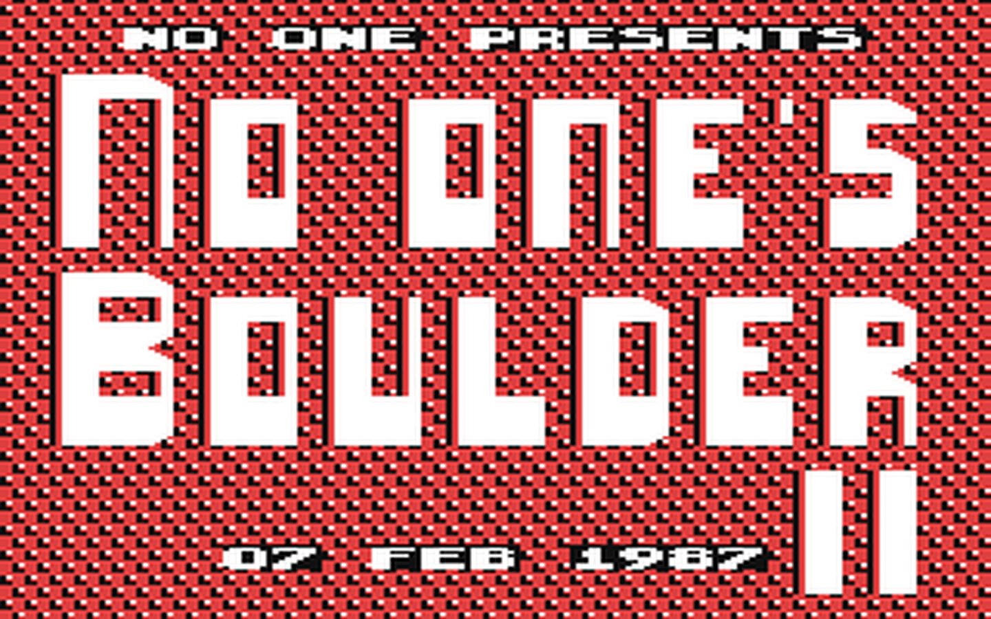 C64 GameBase No_One's_Boulder_11 (Not_Published) 1987