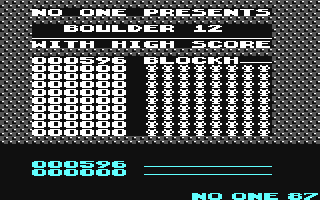 C64 GameBase No_One's_Boulder_12 (Not_Published) 1987