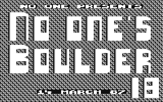 C64 GameBase No_One's_Boulder_18 (Not_Published) 1987
