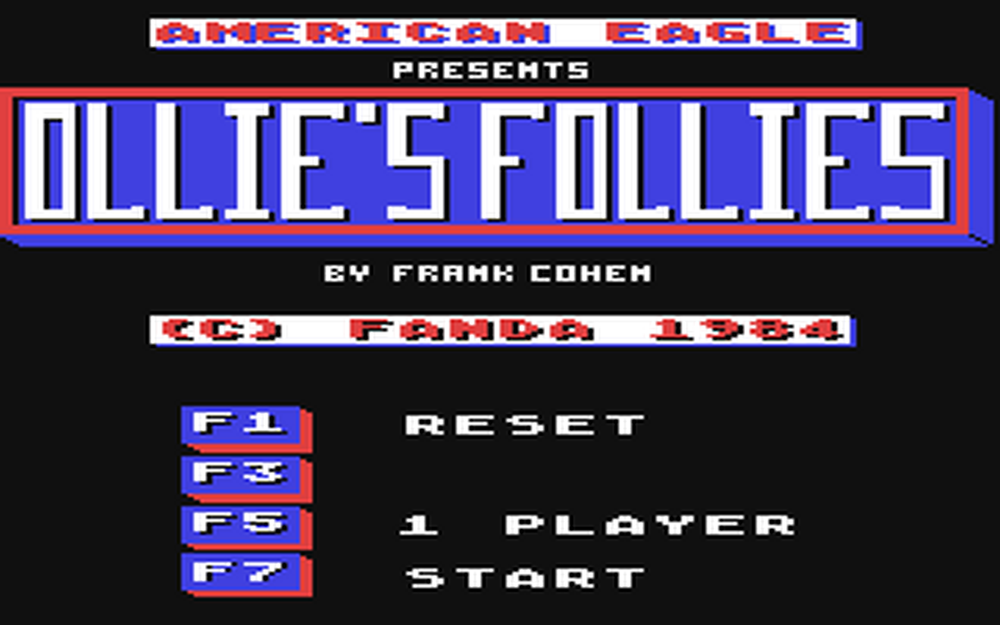 C64 GameBase Ollie's_Follies Americana_Software 1986