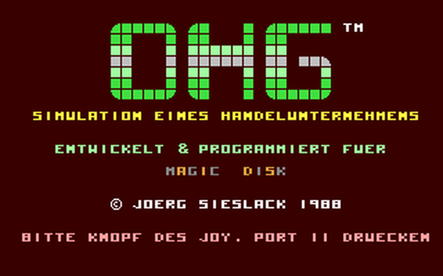 C64 GameBase OHG CP_Verlag/Magic_Disk_64 1989