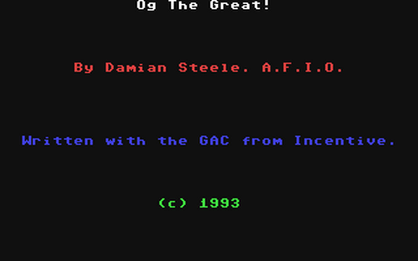 C64 GameBase Og_the_Great The_Adventure_Workshop 1993