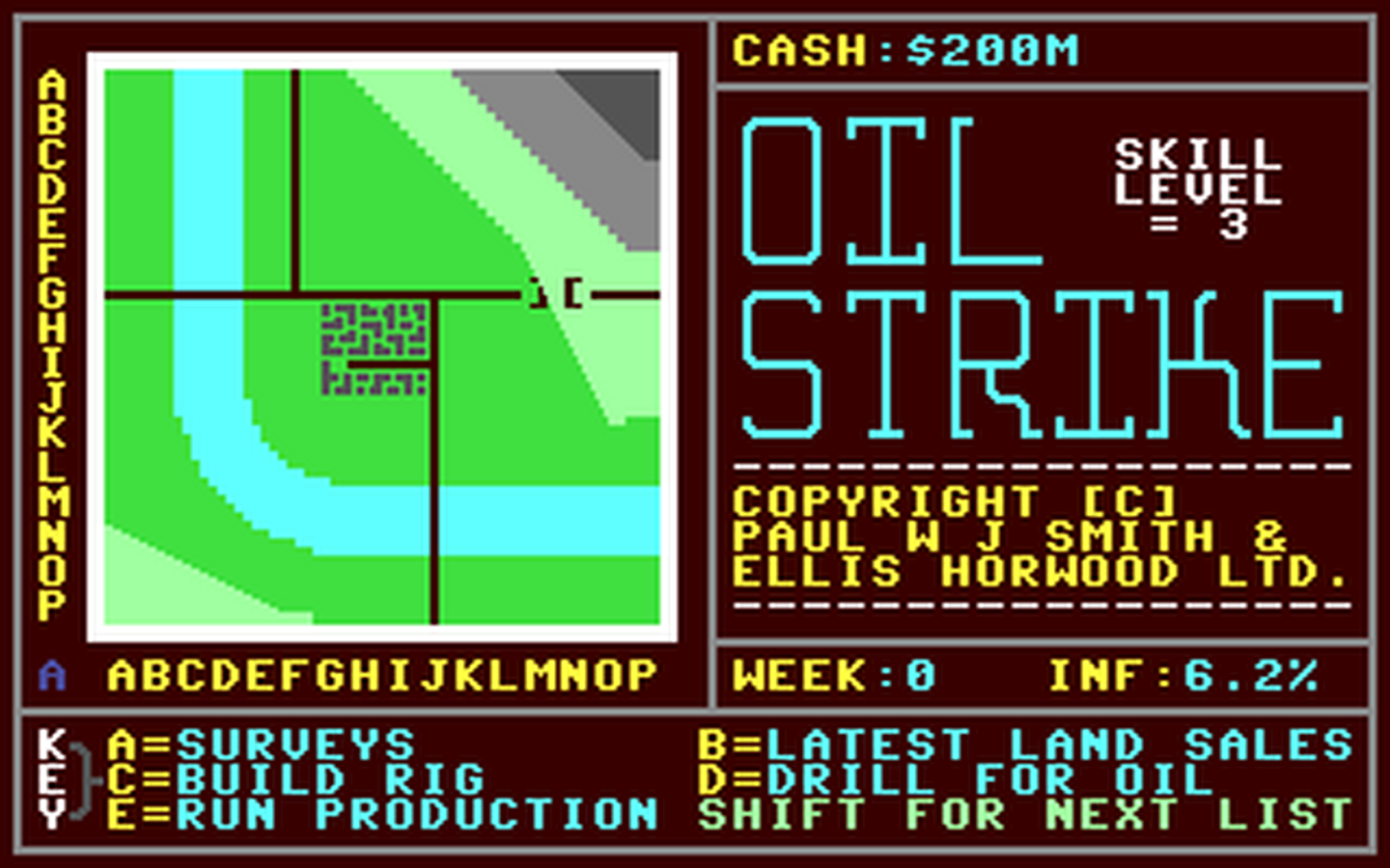 C64 GameBase Oil_Strike Ellis_Horwood_Ltd. 1984