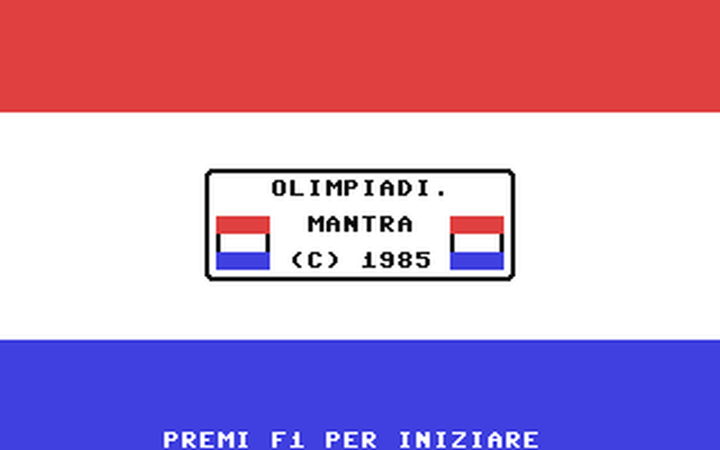 C64 GameBase Olimpiadi Mantra_Software 1985