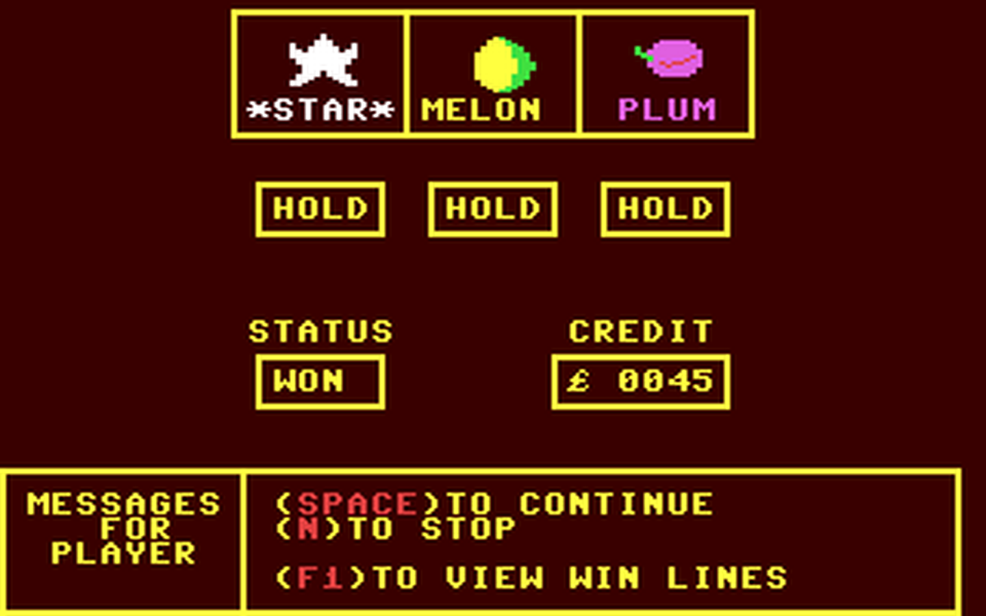C64 GameBase One_Armed_Bandit (Public_Domain) 1987