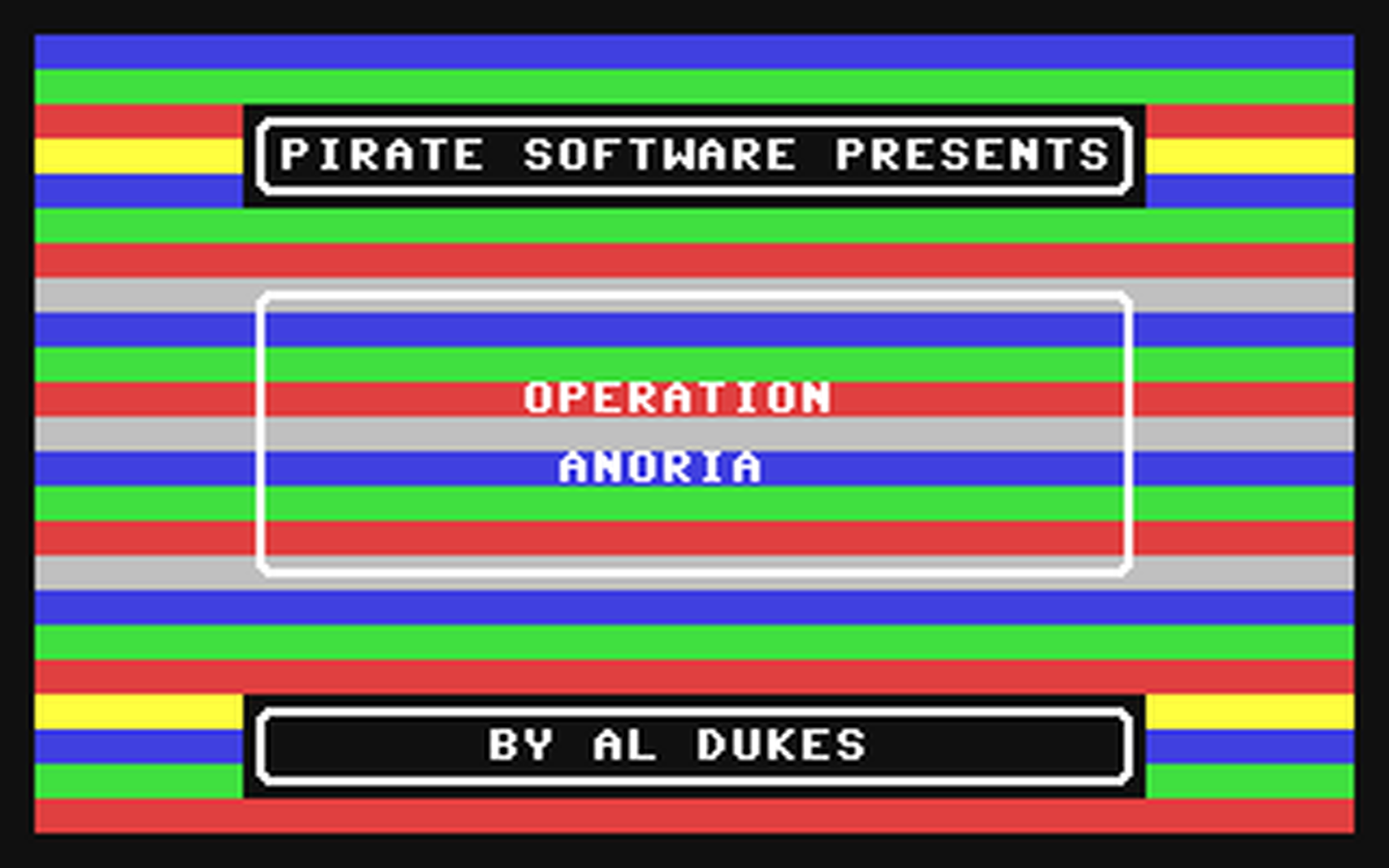 C64 GameBase Operation_Anoria Pirate_Software 1988