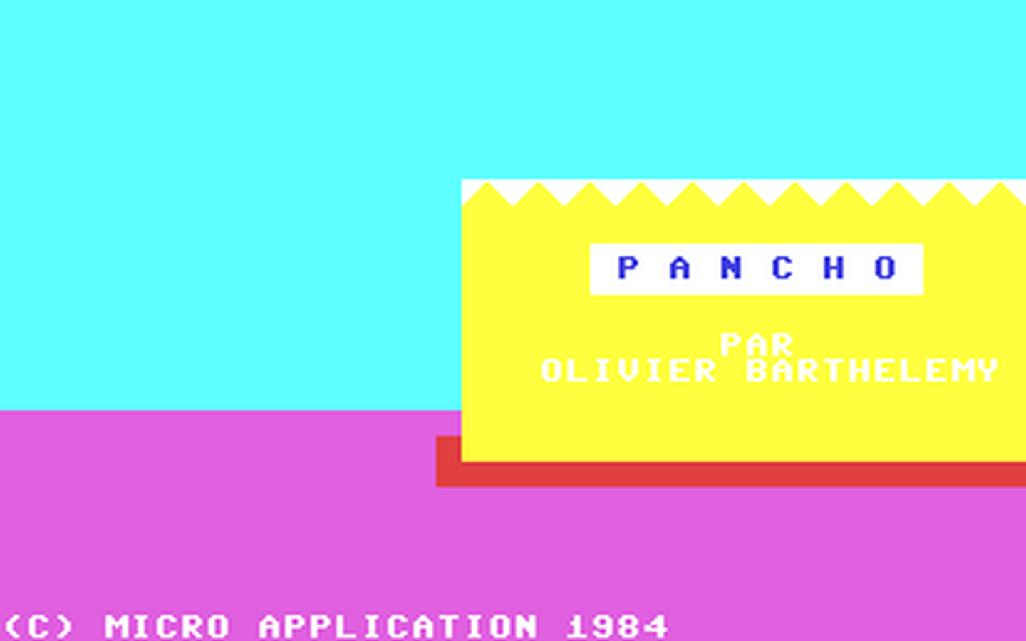 C64 GameBase Pancho Micro_Application 1984