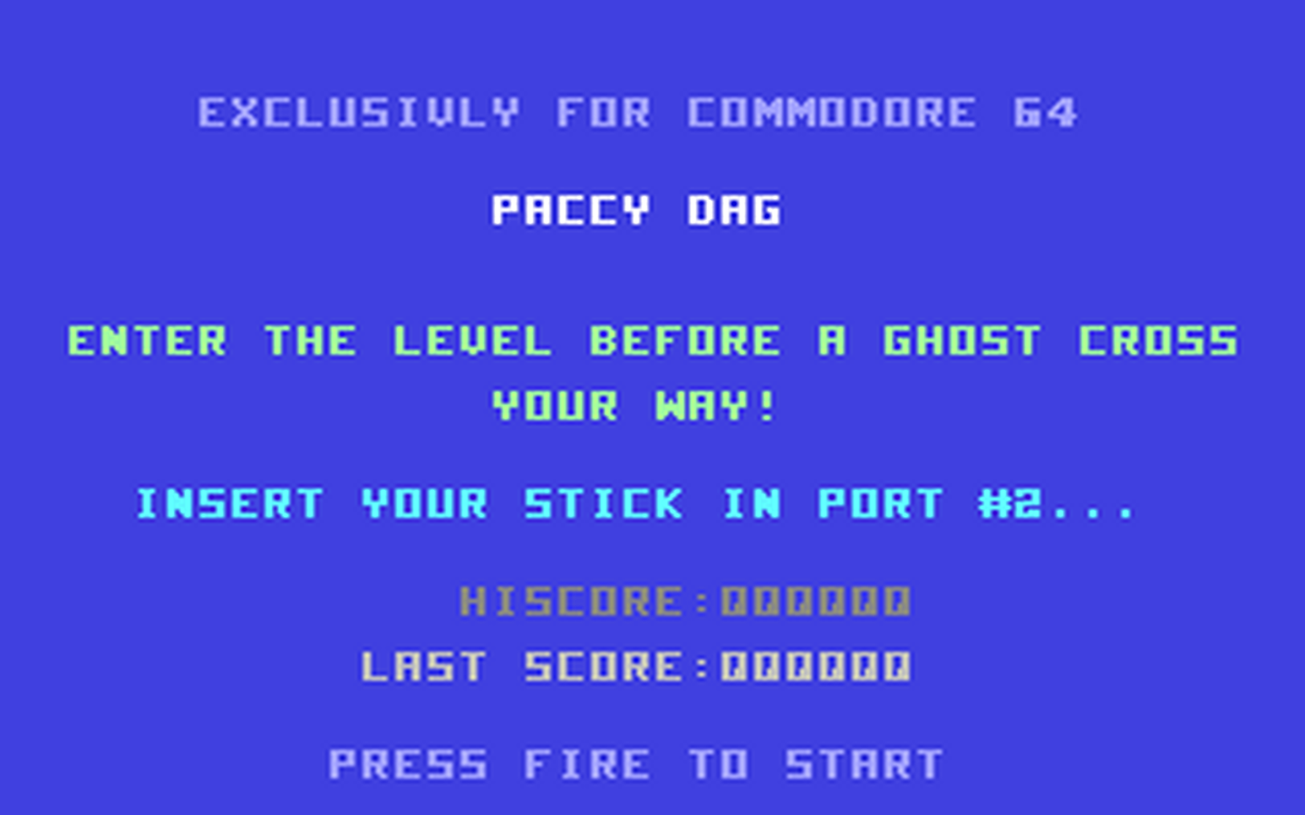 C64 GameBase Paccy_Dag BB_Software