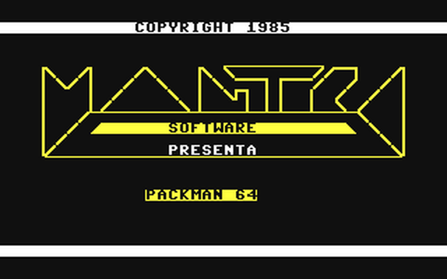 C64 GameBase Packman_64 Mantra_Software 1985