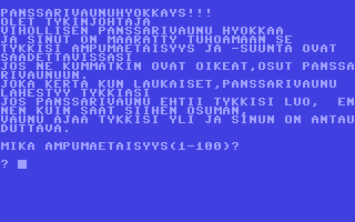 C64 GameBase Panssarivaunuhyökkäys