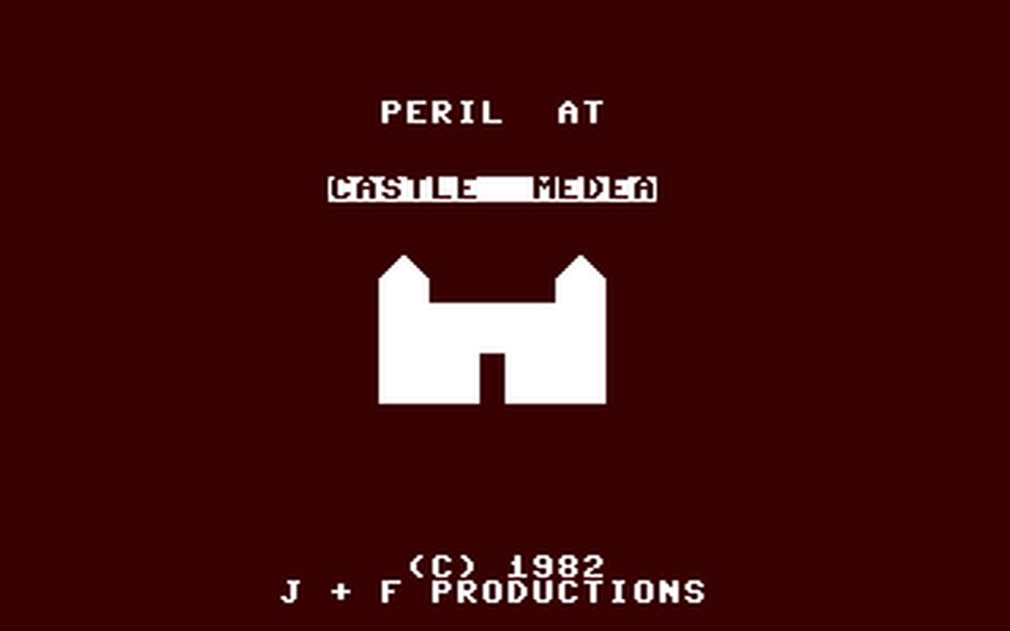 C64 GameBase Peril_at_Castle_Medea J&F_Productions