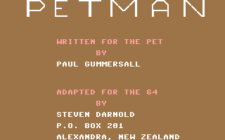 C64 GameBase Petman 1984