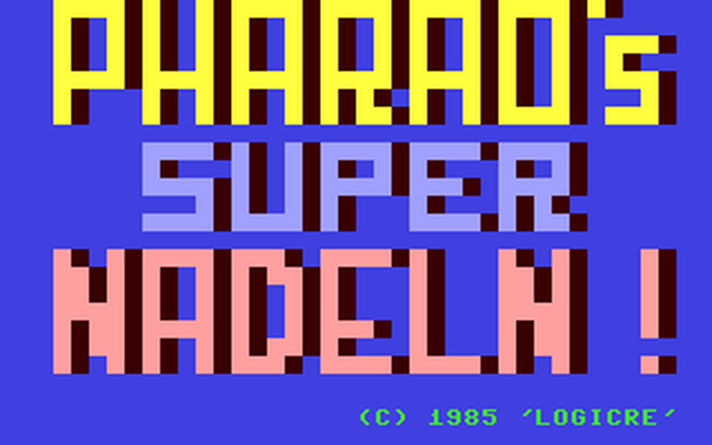 C64 GameBase Pharao's_Super_Nadeln! 1985