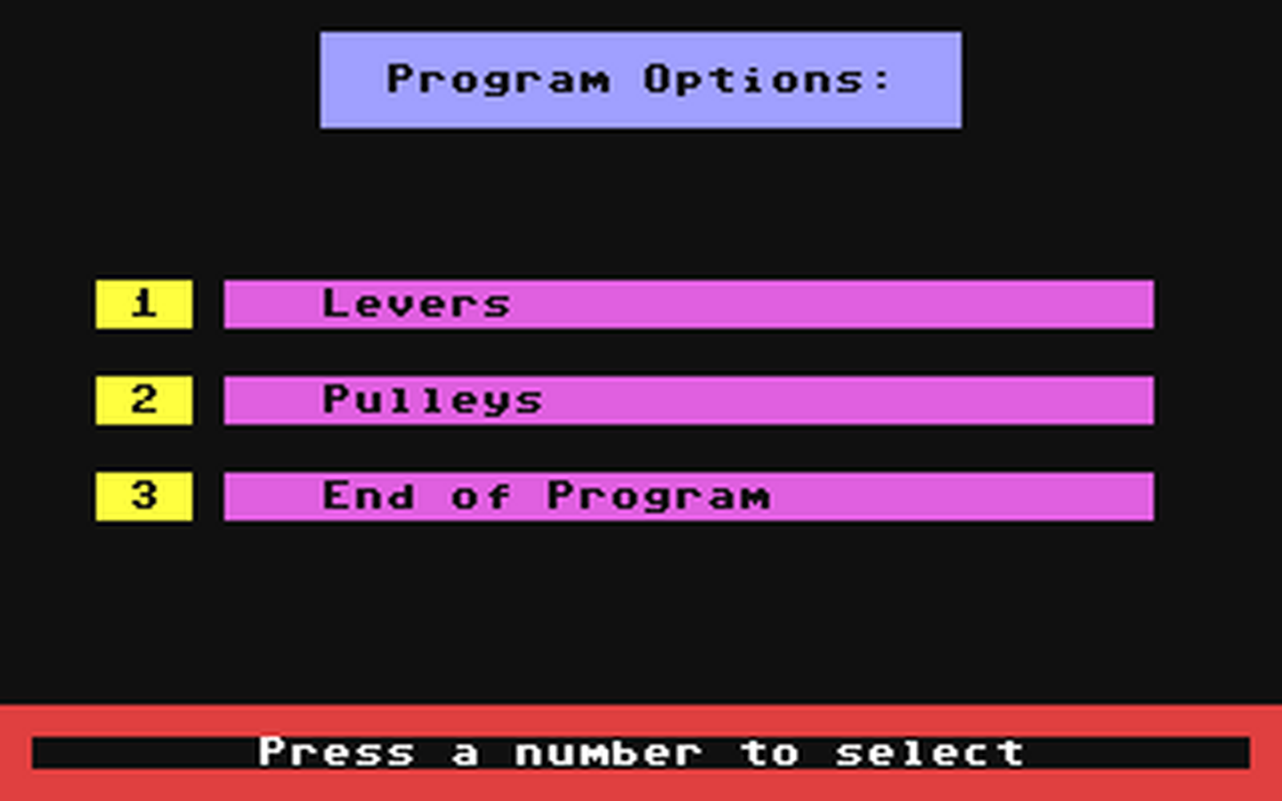 C64 GameBase Physics_-_O-Level_Revision_and_CSE Longman_Group_Ltd./Longman_Software 1984