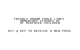 C64 GameBase Poetry HPBooks 1984