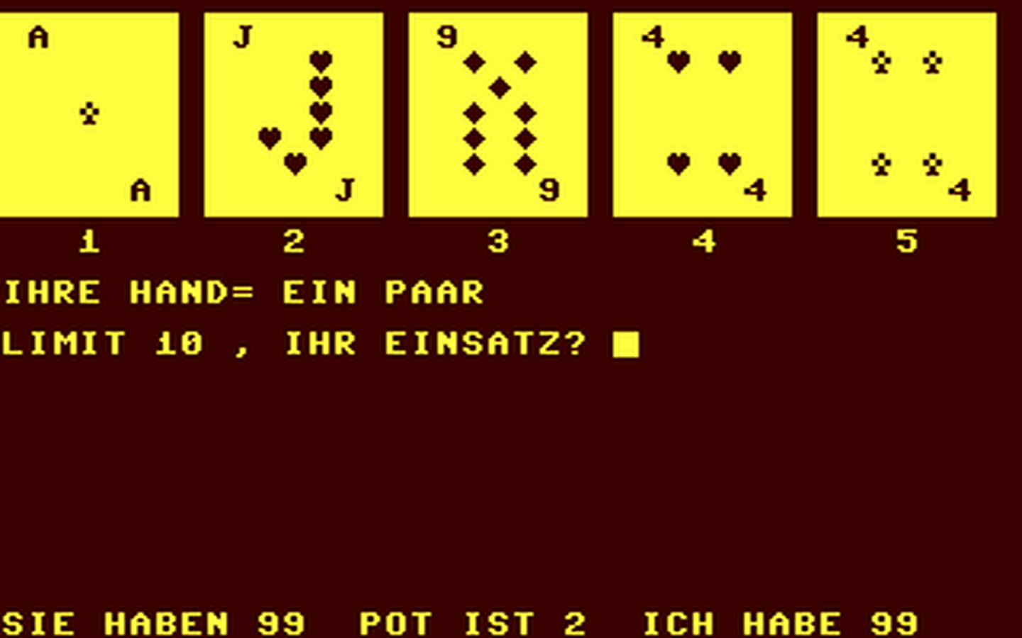 C64 GameBase Poker