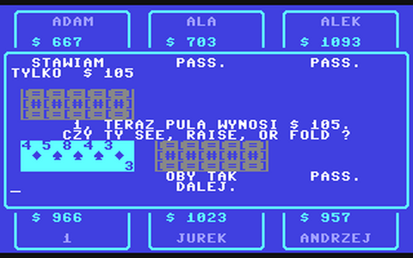 C64 GameBase Poker