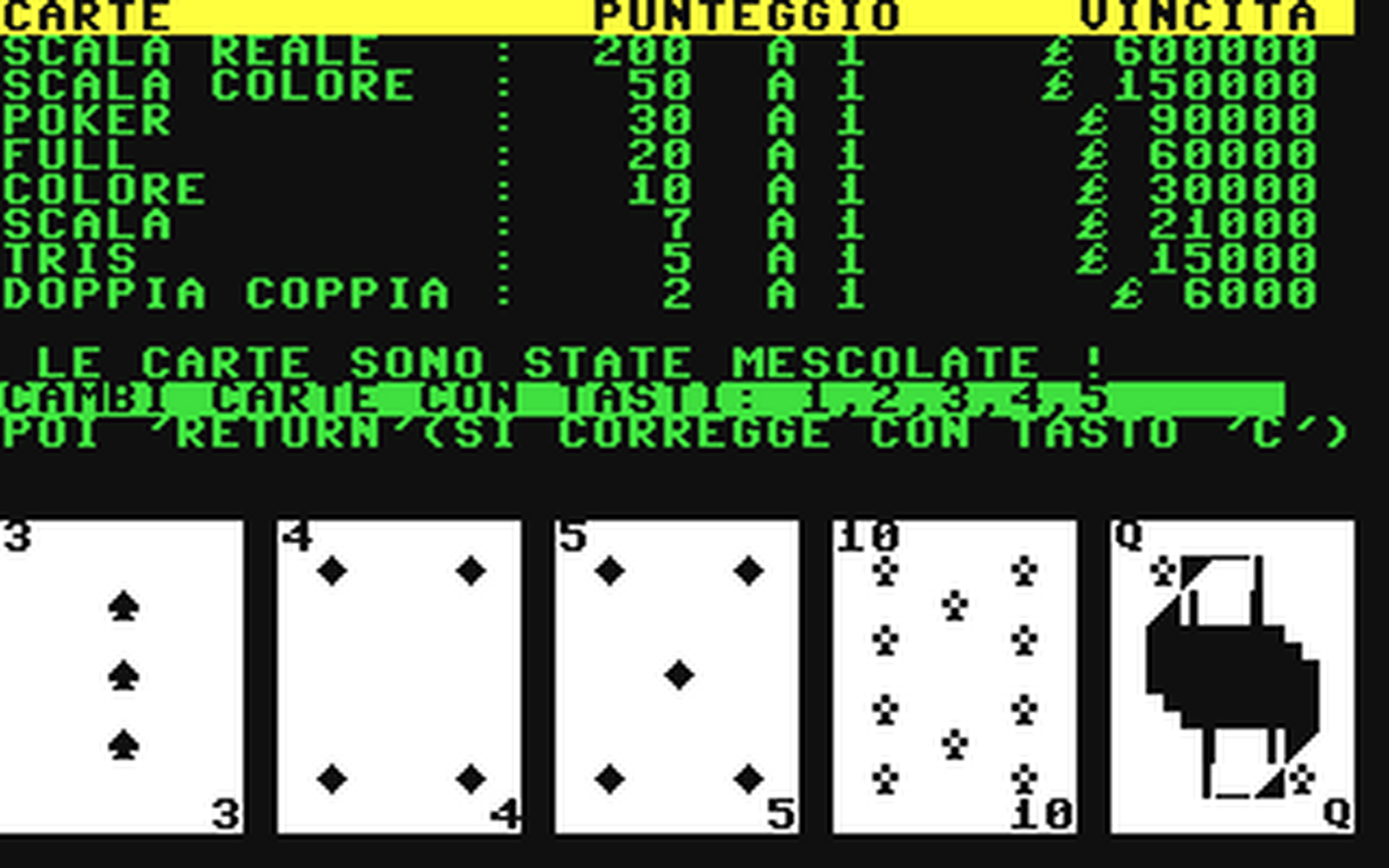 C64 GameBase Poker Edizione_Logica_2000/Editoriale_Video_(EV) 1985