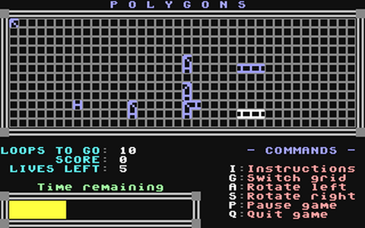 C64 GameBase Polygons Loadstar/Softdisk_Publishing,_Inc. 1994